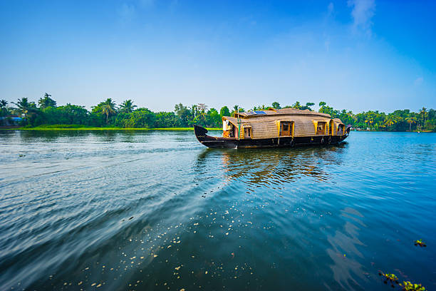 Houseboat on Kerala backwaters – India